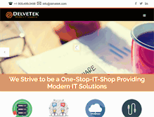 Tablet Screenshot of delvetek.com